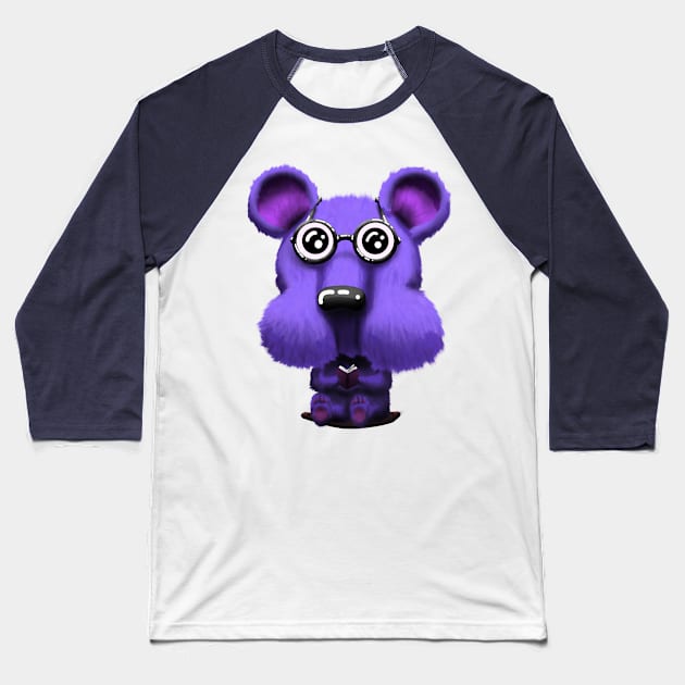 Blue smart animal Baseball T-Shirt by Zlat